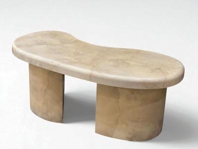 Karl Springer Karl Springer Goatskin Freeform Desk 1988