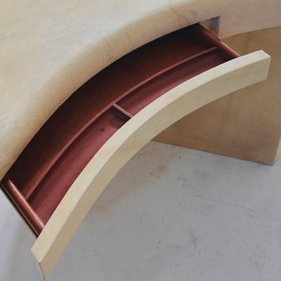 Karl Springer Karl Springer Goatskin Freeform Desk 1988