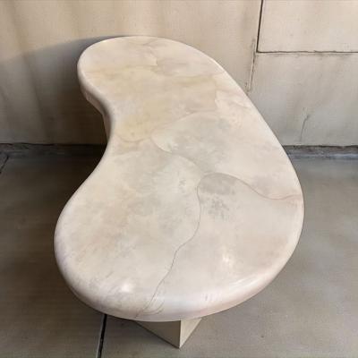 Karl Springer Karl Springer Goatskin Freeform Desk 1988