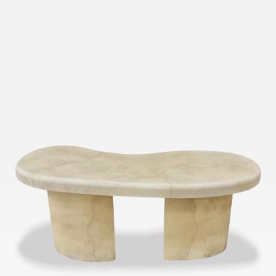 Karl Springer Karl Springer Goatskin Freeform Desk 1988