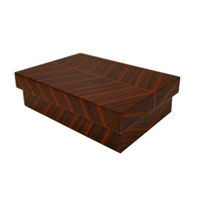 Karl Springer Karl Springer Lidded Box with Artisan Lacquered Exterior 1970s
