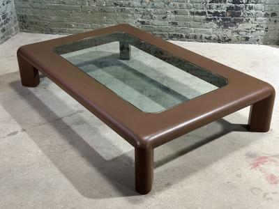 Karl Springer Karl Springer Mark II Leather Coffee Table 1974