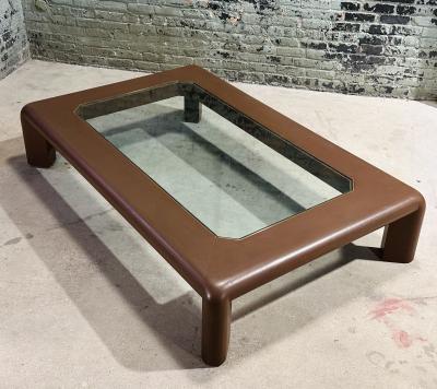 Karl Springer Karl Springer Mark II Leather Coffee Table 1974