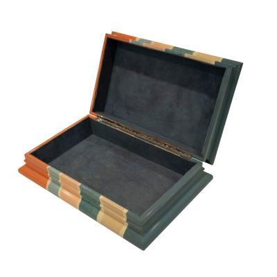 Karl Springer Karl Springer Molding Box in Multicolor Lacquers 1970s