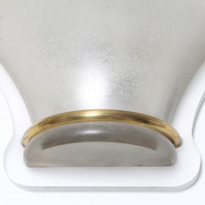 Karl Springer Karl Springer Pair Of Venetian Glass Wall Sconces 1980s