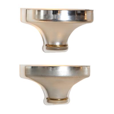 Karl Springer Karl Springer Pair Of Venetian Glass Wall Sconces 1980s