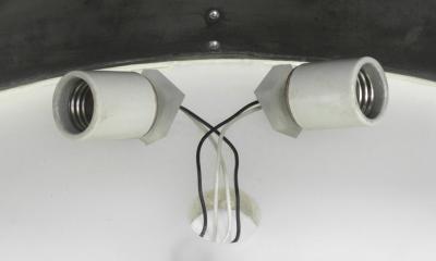 Karl Springer Karl Springer Pair of Spun Shaped Wall Sconces 1980s