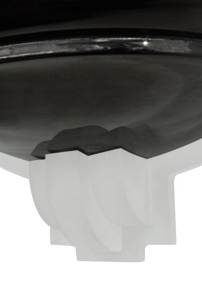 Karl Springer Karl Springer Pair of Spun Shaped Wall Sconces 1980s