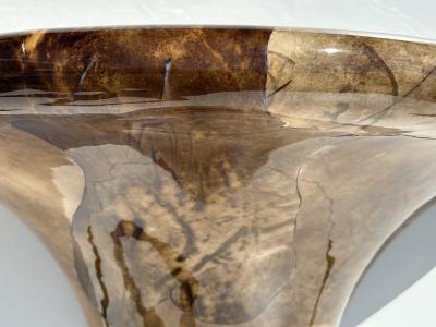 Karl Springer Karl Springer Parchment Console and Mirror