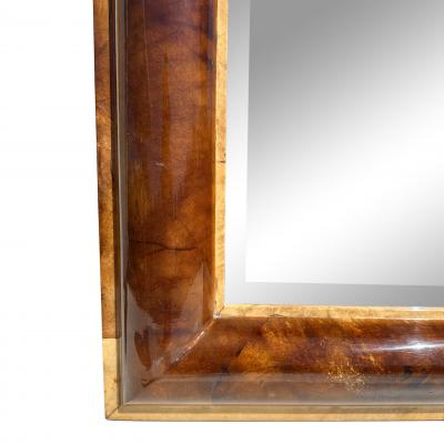 Karl Springer Karl Springer Parchment Console and Mirror