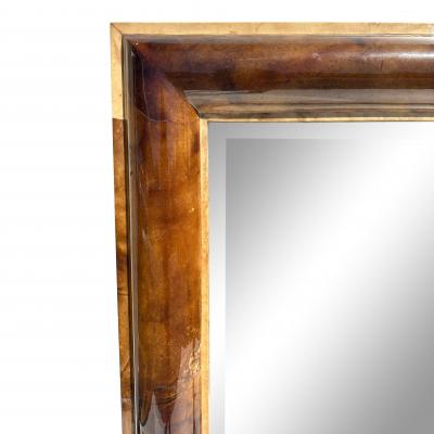 Karl Springer Karl Springer Parchment Console and Mirror