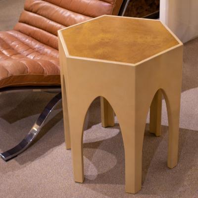 Karl Springer Karl Springer Prototype Cathedral Table in Leather 1976 1978
