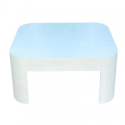 Karl Springer Karl Springer Raffia Clad Coffee Table