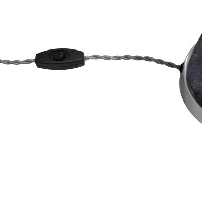 Karl Springer Karl Springer Rare Pair of Lighthouse Lamps in Blue Shagreen and Nickel 1980s