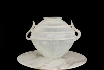 Karl Springer Karl Springer Scavo Murano Glass Vessel by Seguso 1980s