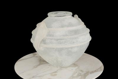 Karl Springer Karl Springer Scavo Murano Glass Vessel by Seguso 1980s