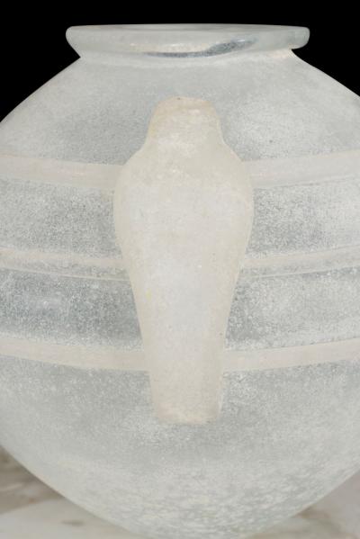 Karl Springer Karl Springer Scavo Murano Glass Vessel by Seguso 1980s