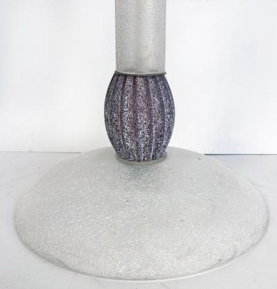 Karl Springer Karl Springer Seguso Scavo Torchere Floor Lamp In Line Dimmer Switch 1980s