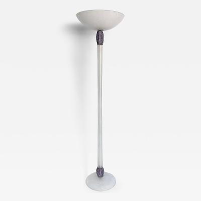 Karl Springer Karl Springer Seguso Scavo Torchere Floor Lamp In Line Dimmer Switch 1980s