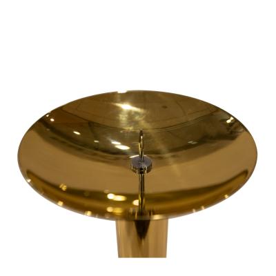 Karl Springer Karl Springer Set Of 3 Iconic Brass and Chrome Candle Holders 1984