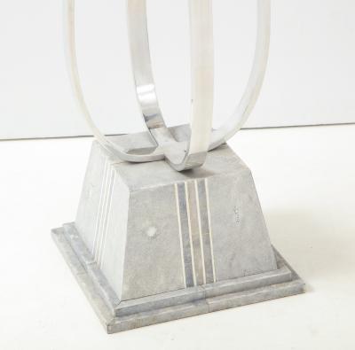 Karl Springer Karl Springer Shagreen Pedestal Stand