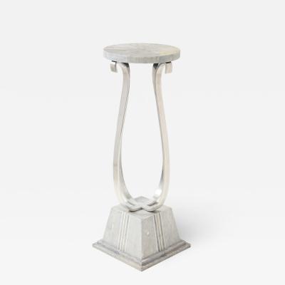 Karl Springer Karl Springer Shagreen Pedestal Stand