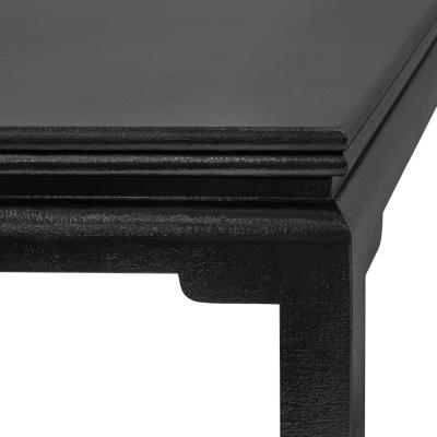 Karl Springer Karl Springer Stunning Flip Top Game Dining Table in Lacquered Linen 1980s