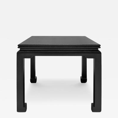 Karl Springer Karl Springer Stunning Flip Top Game Dining Table in Lacquered Linen 1980s