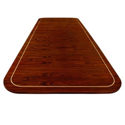 Karl Springer Karl Springer Stunning Monumental Dining Table in Rosewood with Inlay 1980s