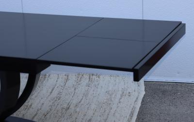 Karl Springer Karl Springer Style Dining Table With Leaves Made In Colombia