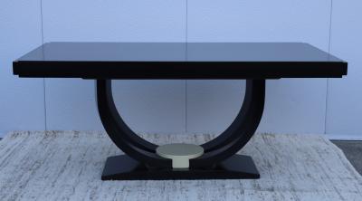 Karl Springer Karl Springer Style Dining Table With Leaves Made In Colombia