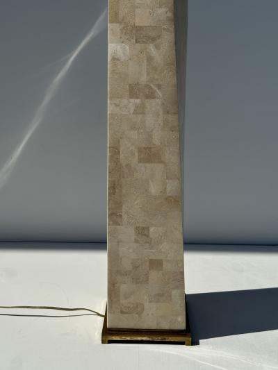 Karl Springer Karl Springer Tessellated Fossil Coral Floor Lamp