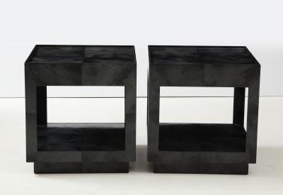 Karl Springer Karl Springer Tray Top End Tables