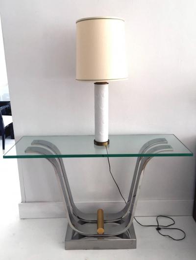 Karl Springer Karl Springer Tulip Console Dining Table