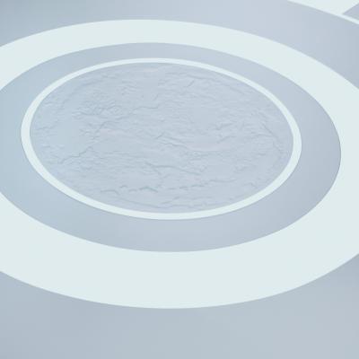 Karl Springer Karl Springer Unique Round Leg Coffee Table with Artisan Glass Top 1980s Signed