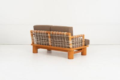 Karl Springer Karl Springer for Karl Springer Ltd Dowelwood Sofa1980c 