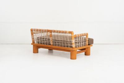 Karl Springer Karl Springer for Karl Springer Ltd Dowelwood Sofa1980c 