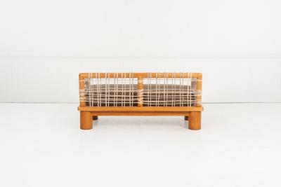 Karl Springer Karl Springer for Karl Springer Ltd Dowelwood Sofa1980c 
