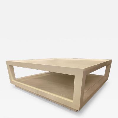 Karl Springer LTD American Modern Tray Top Coffee Table Karl Springer
