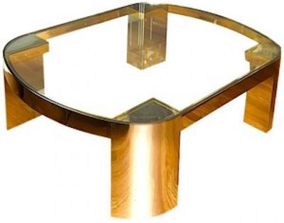 Karl Springer LTD BANKER COFFEE TABLE