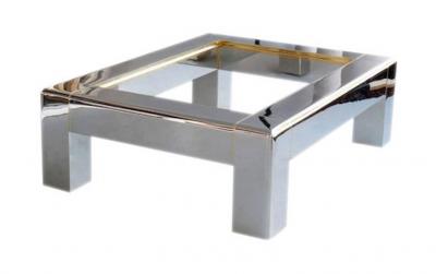 Karl Springer LTD HEAVY PARSONS COFFEE TABLE