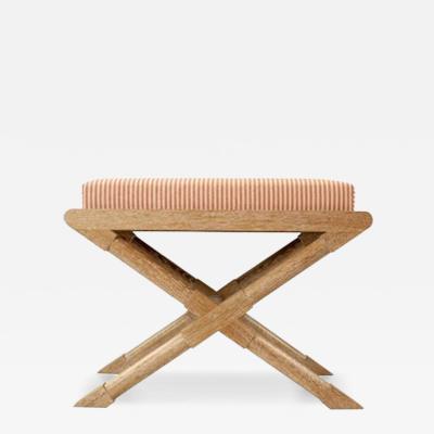 Karl Springer LTD J M F OAK X BENCH