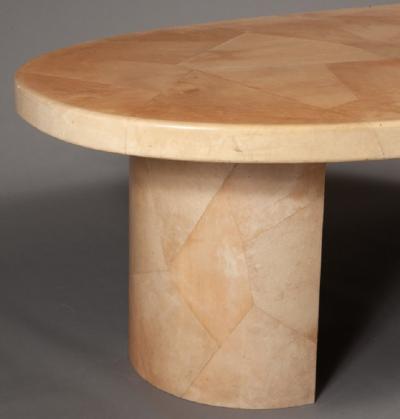 Karl Springer LTD Karl Springer Goatskin Dining Table