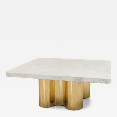 Karl Springer LTD Karl Springer LTD Freeform Dining Table with Custom Goatskin Top USA