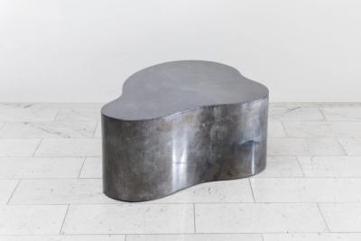 Karl Springer LTD Karl Springer LTD Lacquered Goatskin Free Form Low Table USA