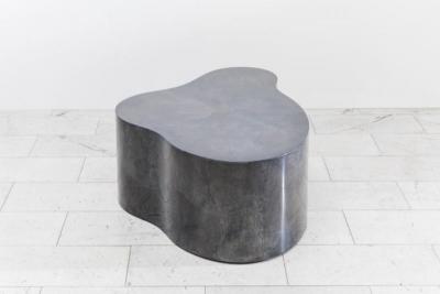 Karl Springer LTD Karl Springer LTD Lacquered Goatskin Free Form Low Table USA