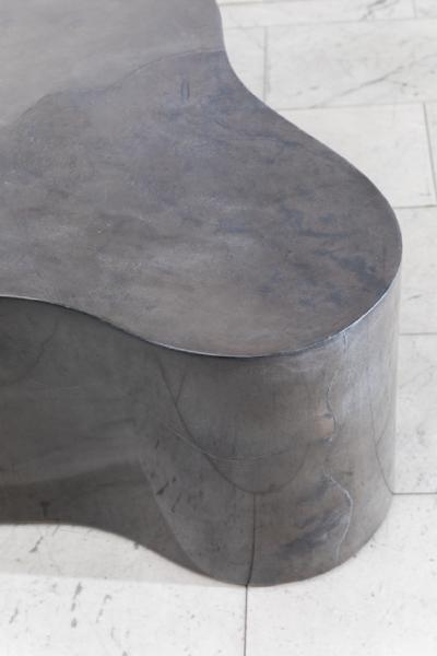 Karl Springer LTD Karl Springer LTD Lacquered Goatskin Free Form Low Table USA