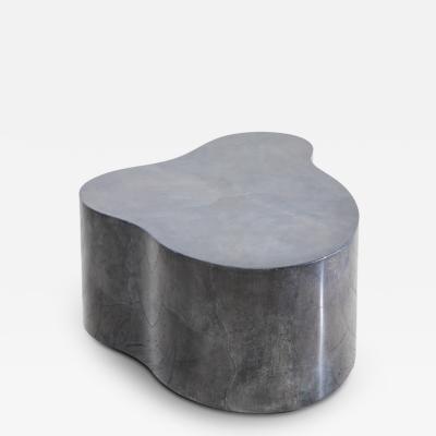 Karl Springer LTD Karl Springer LTD Lacquered Goatskin Free Form Low Table USA