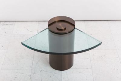 Karl Springer LTD Karl Springer LTD Royal Bronze Sculpture Leg Table USA