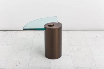 Karl Springer LTD Karl Springer LTD Royal Bronze Sculpture Leg Table USA